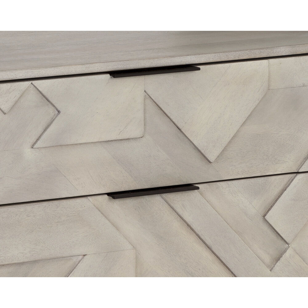 Lisboa 32 X 28 inch Light Grey Night Stand